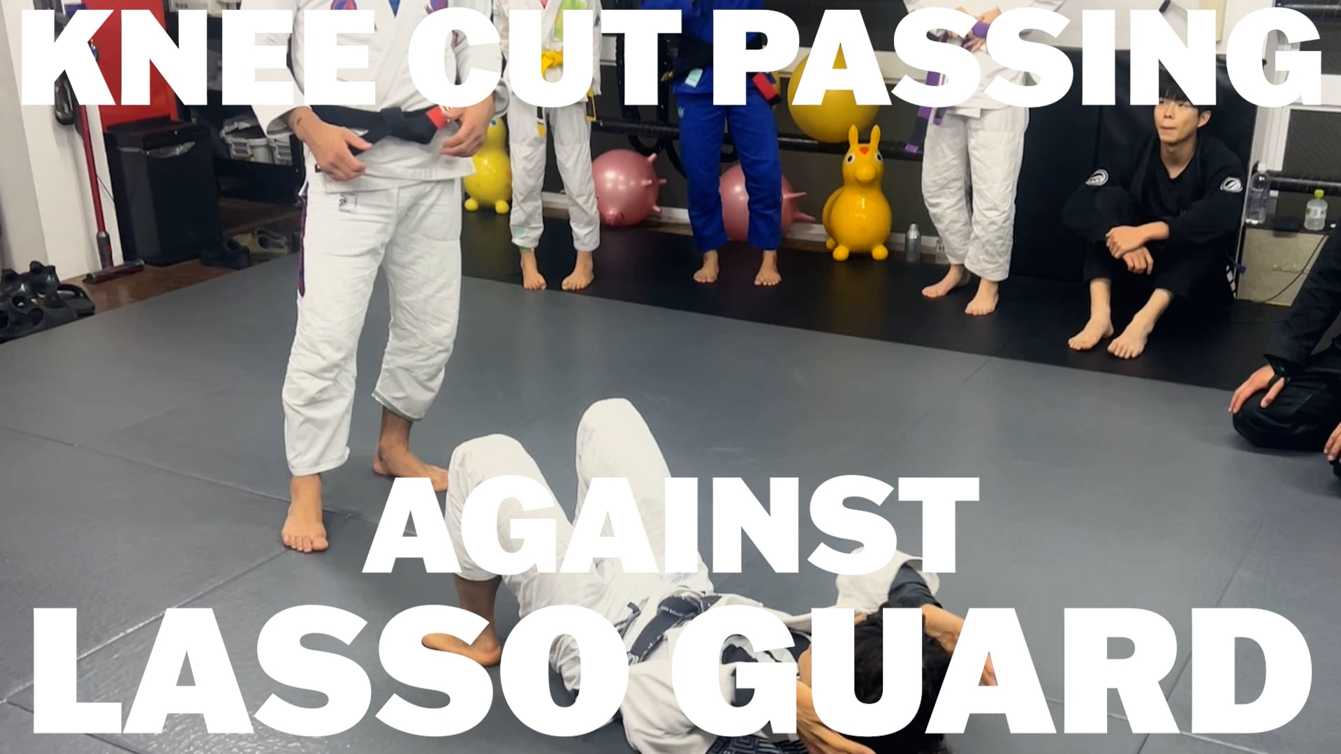 KNEE CUT PASSING AGAINST LASSO GUARD(字幕)/LUCAS LEPRI