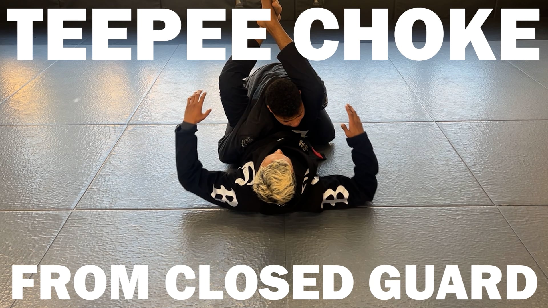 TEEPEE CHOKE FROM CLOSED GUARD/ERIC MENEGHIN