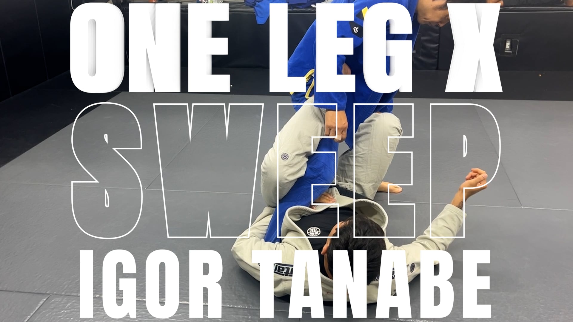 ONE LEG X SWEEP FROM De La Riva GUARD/IGOR TANABE