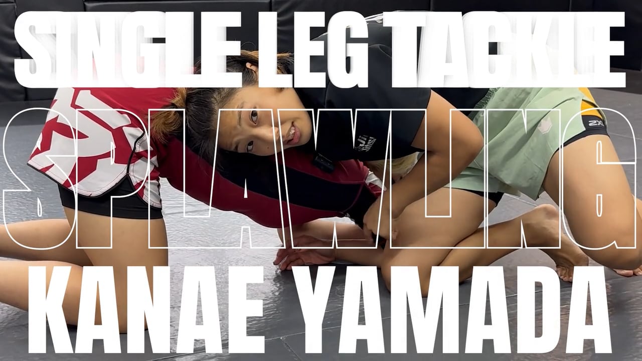 SPLAWLING AGAINST SINGLE LEG TACKLE/KANAE YAMADA