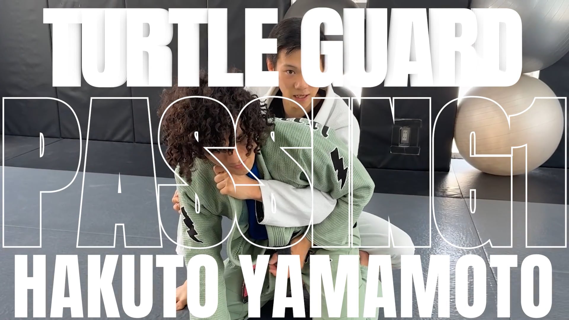 SIDE CONTROL AGAINST TURTLE GUARD/HAKUTO YAMAMOTO