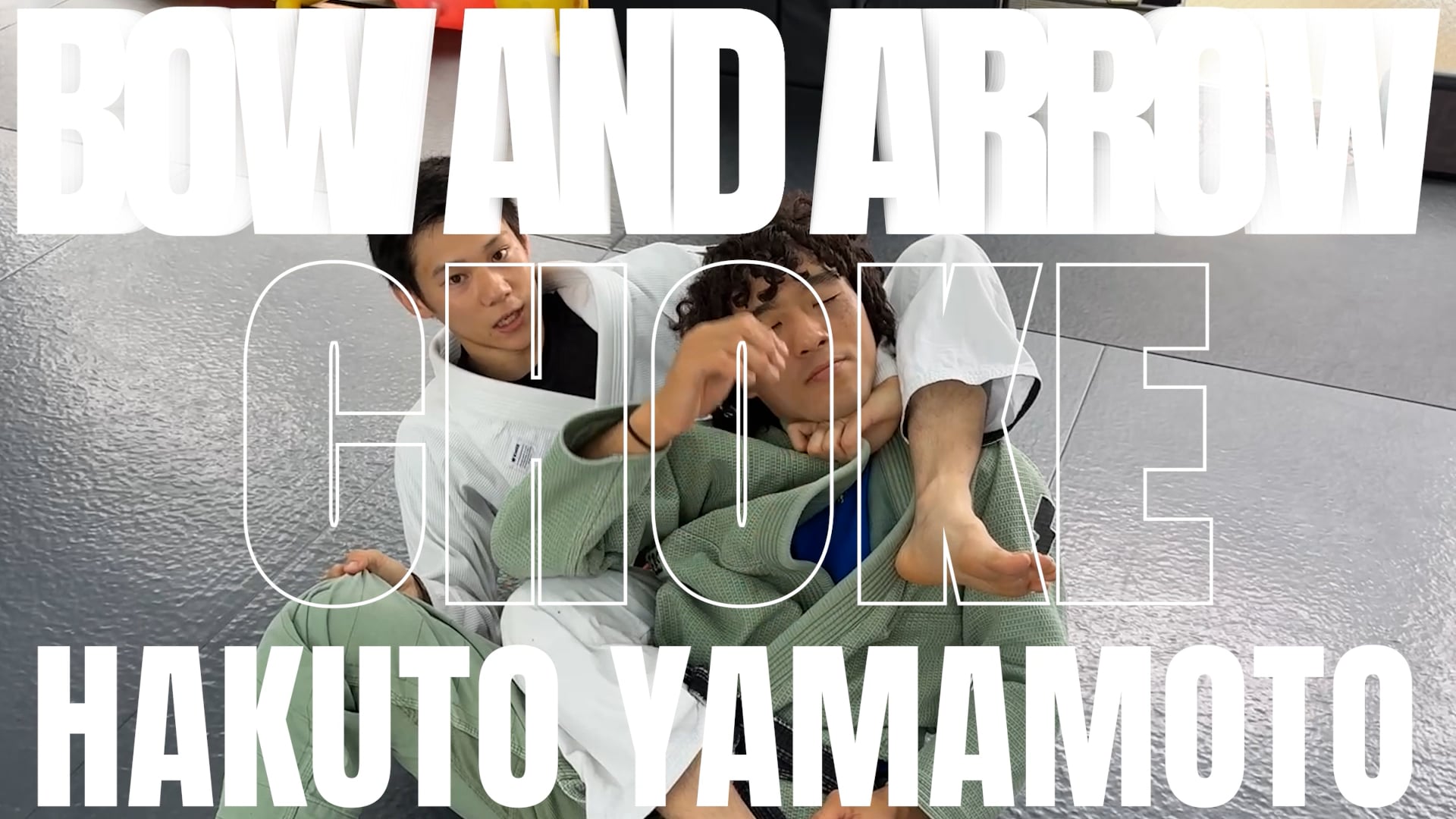 BOW AND ARROW CHOKE/HAKUTO YAMAMOTO