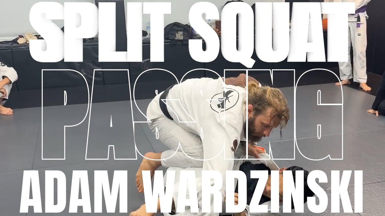 LEG DRAG FROM SPLIT SQUAT POSITION/ADAM WARDZINSKI