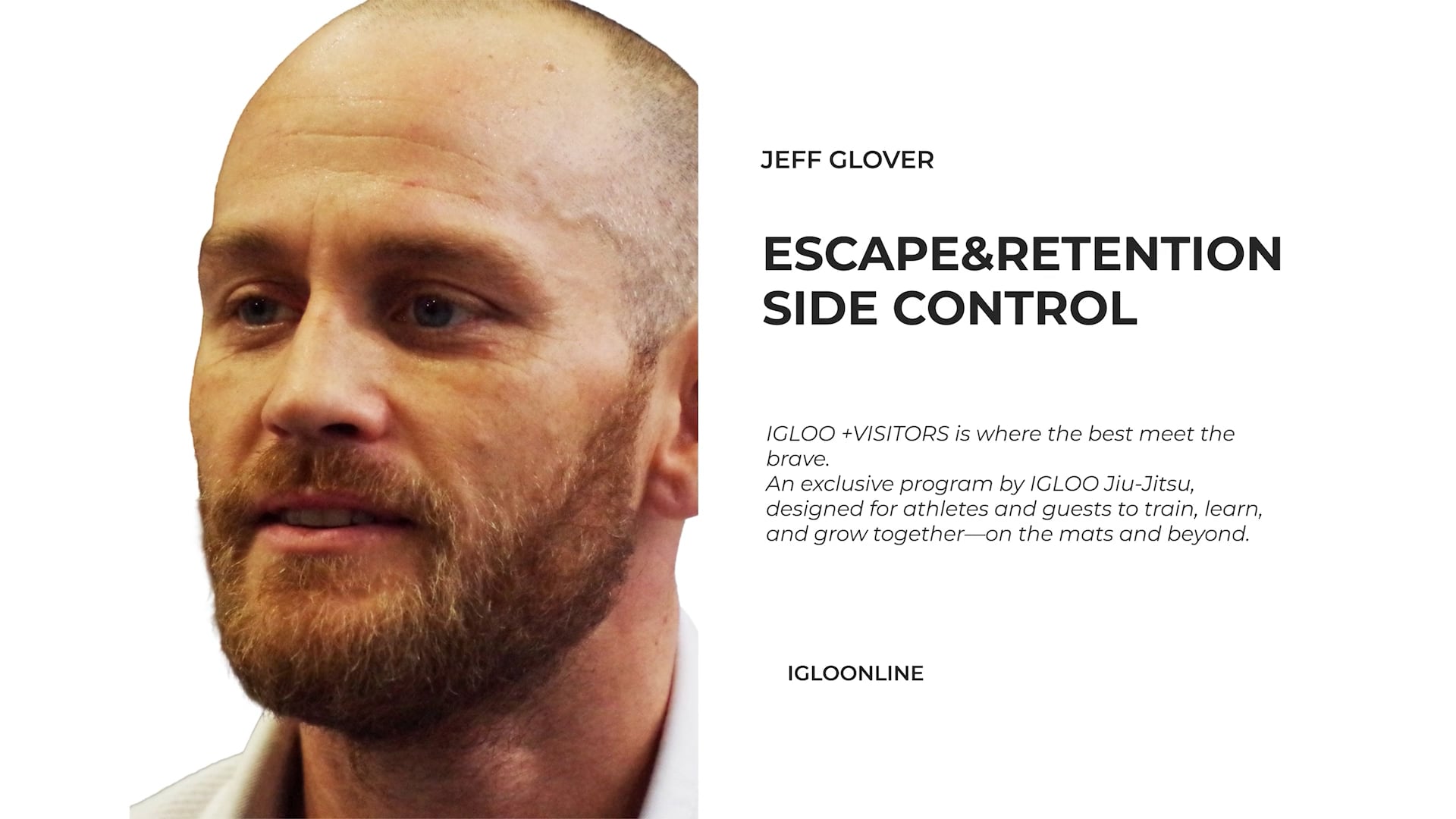 JEFF GLOVER/ESCAPE&RETENTIONをアップしました