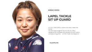 LAPEL TACKLE FROM SIT UP GUARD/KANAE IKEDA