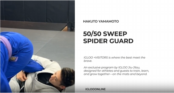 50/50 SWEEP FROM SPIDER GUARD/HAKUTO YAMAMOTO