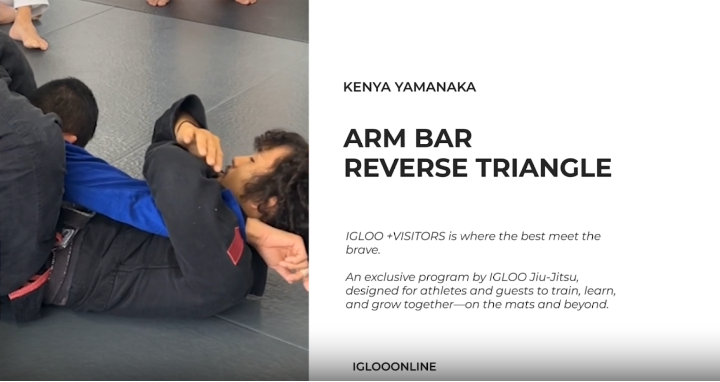 ARM BAR FROM REVERSE TRIANGLE CLUTCH/KENYA YAMANAKA