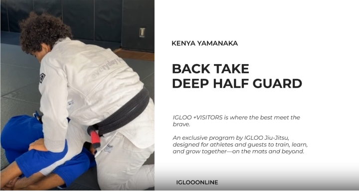 BACK TAKE AGAINST DEEP HALF GUARD/KENYA YAMANAKA