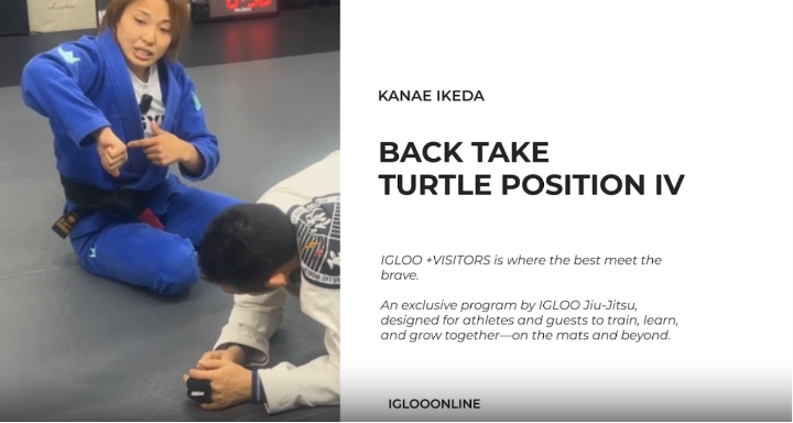 BACK TAKE AGAINST TURTLE POSITION IV/KANAE IKEDA