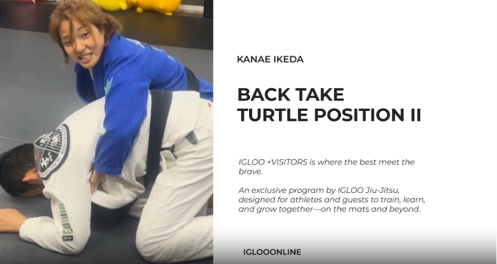 BACK TAKE AGAINST TURTLE POSITION II/KANAE IKEDA