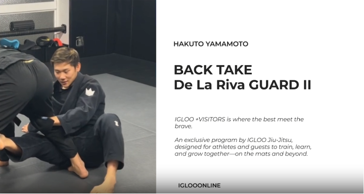 BACK TAKE FROM De La Riva GUARD II/HAKUTO YAMAMOTO