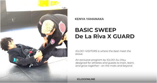 BASIC SWEEP FROM De La Riva X GUARD/KENYA YAMANAKA