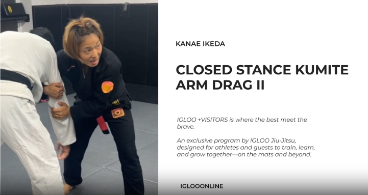 CLOSED STANCE KUMITE FOR ARM DRAG II/KANAE IKEDA
