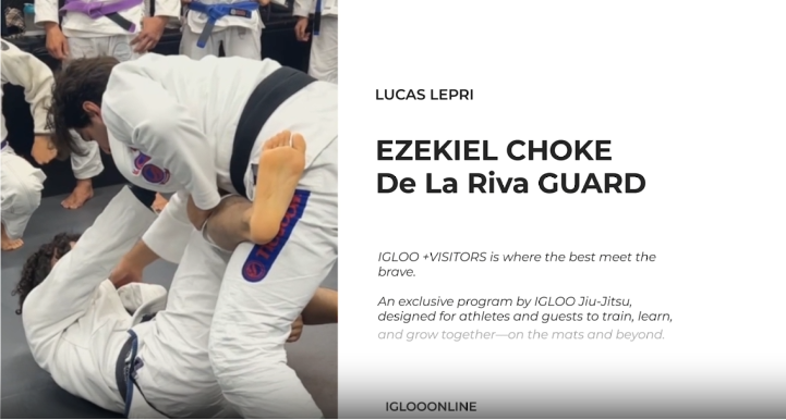 EZEKIEL CHOKE AGAINST De La Riva GUARD/LUCAS LEPRI