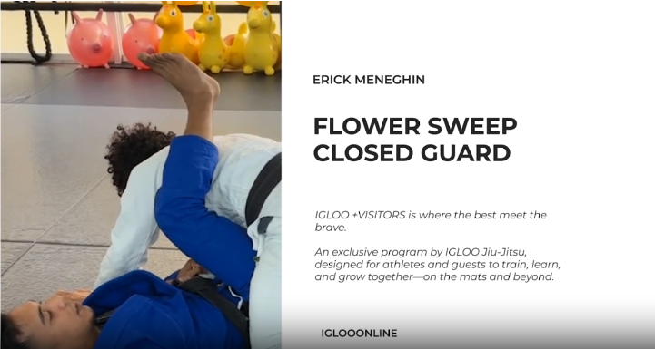 FLOWER SWEEP FROM CLOSED GUARD/ERIC MENEGHIN