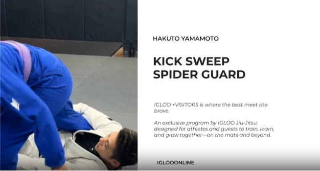 KICK SWEEP FROM SPIDER GUARD/HAKUTO YAMAMOTO