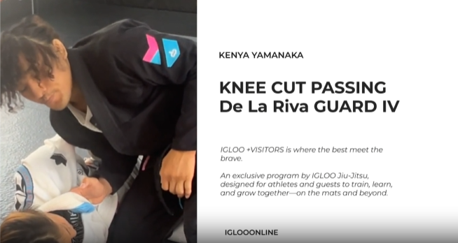 KNEE CUT PASSING AGAINST De La Riva GUARD IV/KENYA YAMANAKA