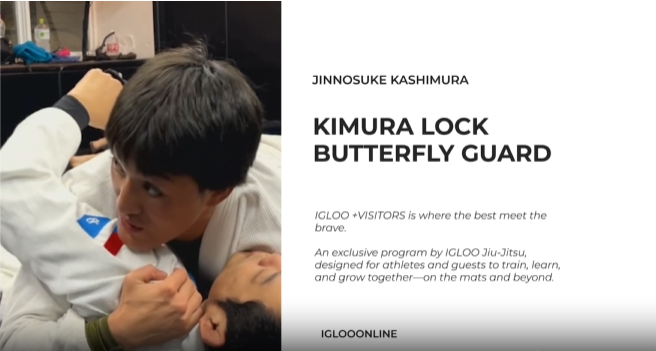 KIMURA LOCK FROM BUTTERFLY GUARD/JINNOSUKE KASHIMURA