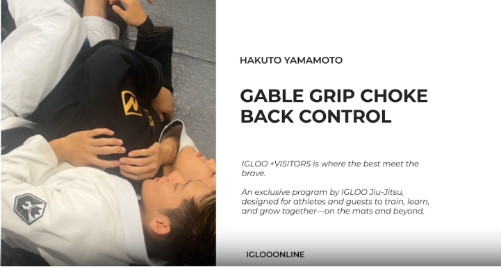 GABLE GRIP CHOKE FROM BACK CONTROL/HAKUTO YAMAMOTO