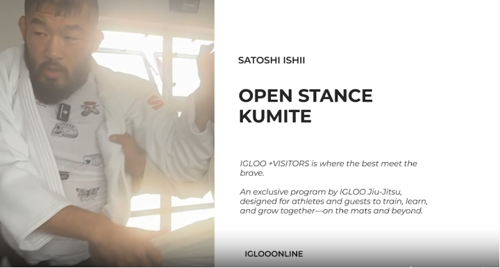 OPEN STANCE KUMITE/SATOSHI ISHII