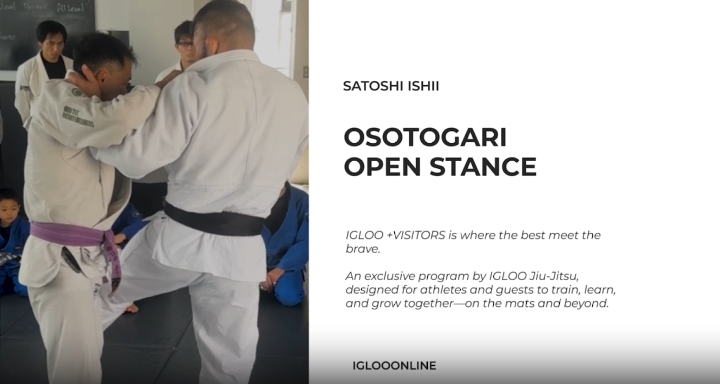 OSOTOGARI FROM OPEN STANCE/SATOSHI ISHII
