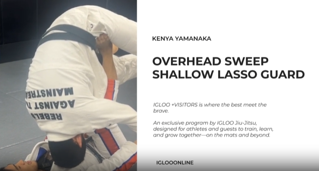 OVER HEAD SWEEP FROM SHALLOW LASSO GUARD/KENYA YAMANAKA