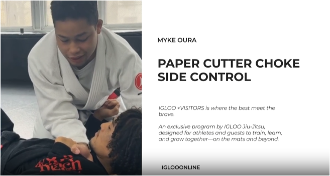 PAPER CUTTER CHOKE FROM SIDE CONTROL/MYKE OURA