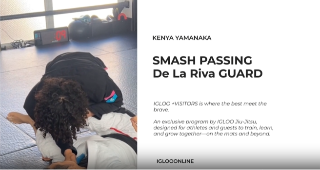 SMASH PASSING AGAINST De La Riva GUARD/KENYA YAMANAKA
