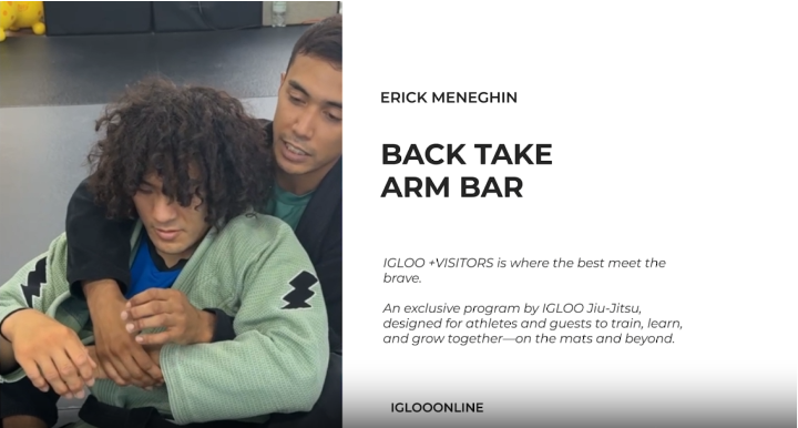 BACK TAKE FROM ARM BAR/ERICK MENEGHIN