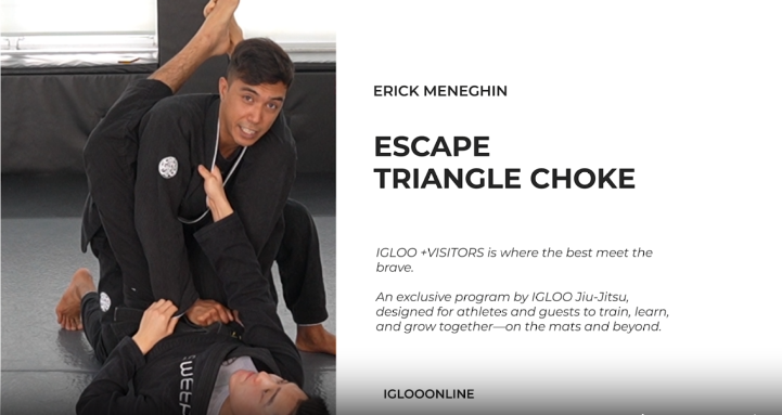 ESCAPE FROM TRIANGLE CHOKE/ERICK MENEGHIN