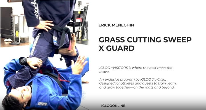 GRASS CUTTING SWEEP FROM X GUARD/ERICK MENEGHIN