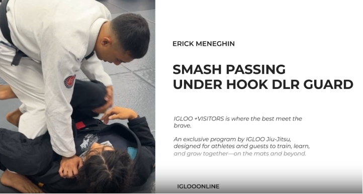 SMASH PASSING AGAINST UNDER HOOK DLR GUARD/ERICK MENEGHIN