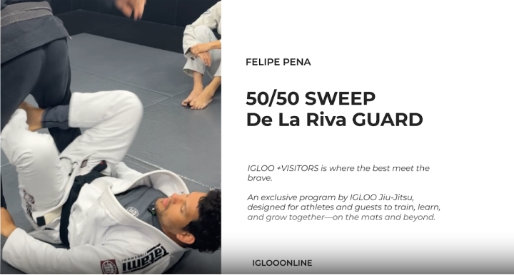 50/50 SWEEP FROM De La Riva GUARD/FELIPE PENA