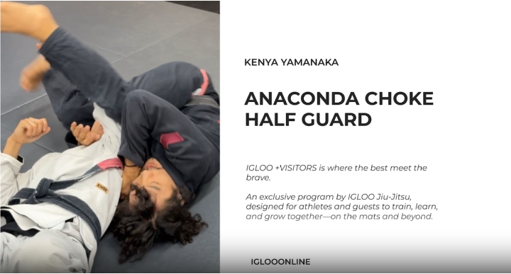 ANACONDA CHOKE AGAINST HALF GUARD/KENYA YAMANAKA