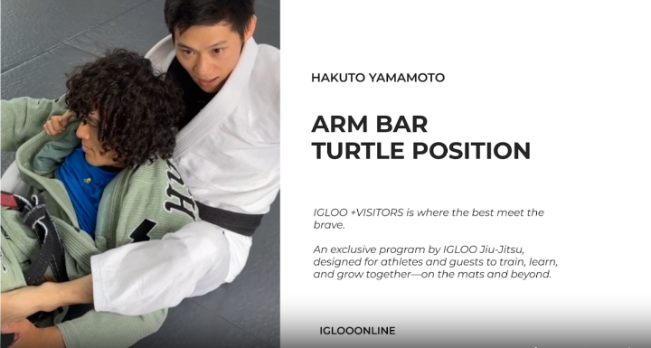ARM BAR AGAINST TURTLE POSITION/HAKUTO YAMAMOTO