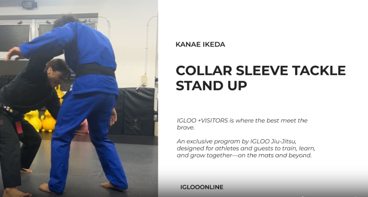 COLLAR SLEEVE TACKLE FROM STAND UP/KANAE IKEDA