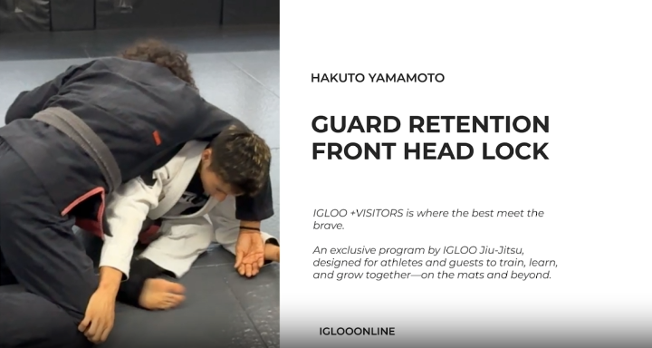 GUARD RETENTION AGAINST FRONT HEAD LOCK/HAKUTO YAMAMOTO