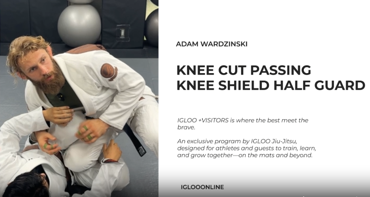 KNEE CUT PASSING AGAINST KNEE SHIELD HALF GUARD/ADAM WARDZINSKI