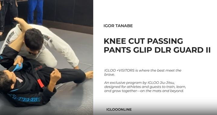 KNEE CUT PASSING AGAINST PANTS GRIP DLR GUARD II/IGOR TANABE