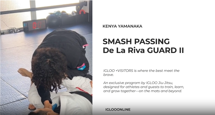 SMASH PASSING AGAINST De La Riva GUARD II/KENYA YAMANAKA