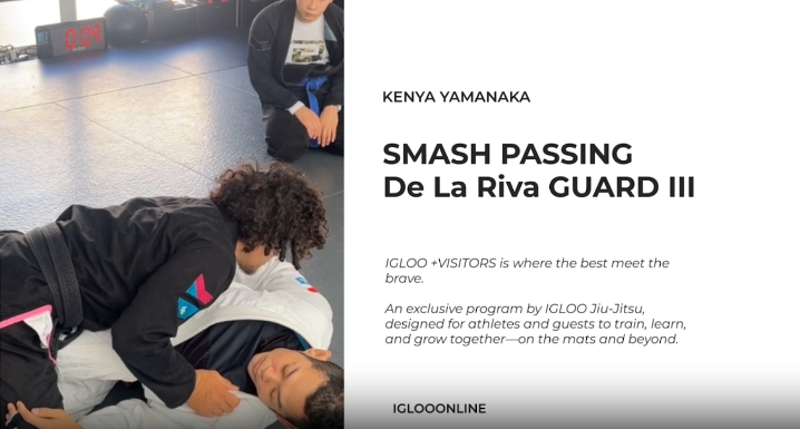 SMASH PASSING AGAINST De La Riva III GUARD/KENYA YAMANAKA