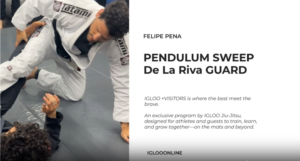 PENDULUM SWEEP FROM DE LA RIVA GUARD/FELIPE PENA