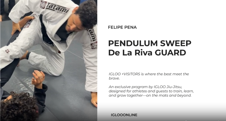 PENDULUM SWEEP FROM DE LA RIVA GUARD/FELIPE PENA