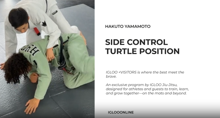 SIDE CONTROL AGAINST TURTLE POSITION/HAKUTO YAMAMOTO