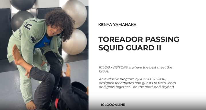 TOREADOR PASSING AGAINST SQUID GUARD II/KENYA YAMANAKA