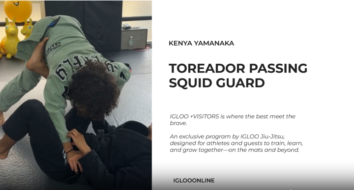 TOREADOR PASSING AGAINST SQUID GUARD/KENYA YAMANAKA