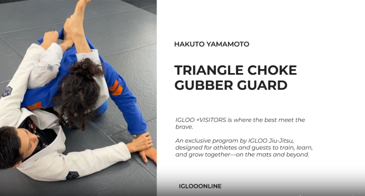 TRIANGLE CHOKE FROM GUBBER GUARD/HAKUTO YAMAMOTO