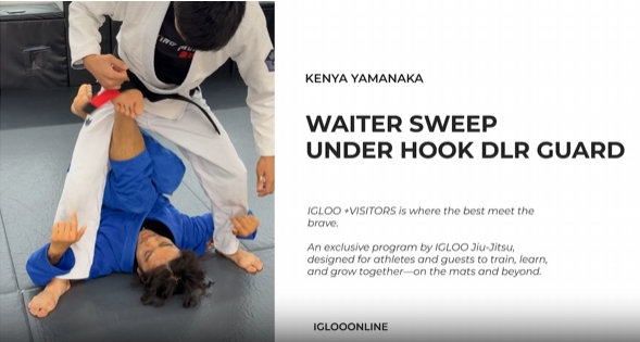 WAITER SWEEP FROM UNDER HOOK DLR GUARD/KENYA YAMANAKA