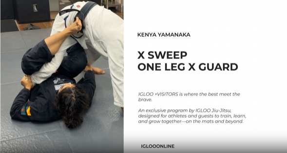 X SWEEP FROM ONE LEG X GUARD/KENYA YAMANAKA