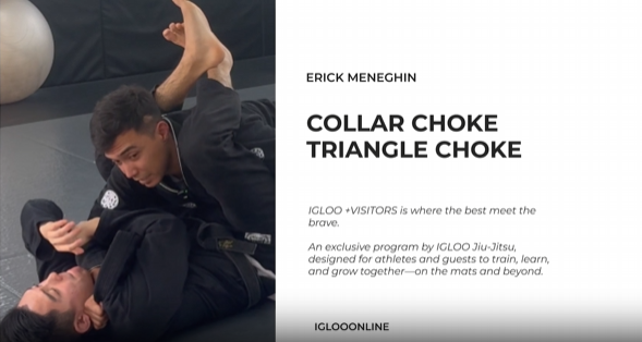 COLLAR CHOKE AGAINST TRIANGLE CHOKE/ERICK MENEGHIN